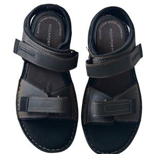Rockport Darwyn Leather Sandals Men’s 6 / Women’s 8 Brown New In Box